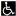 Rollstuhlgängig icon